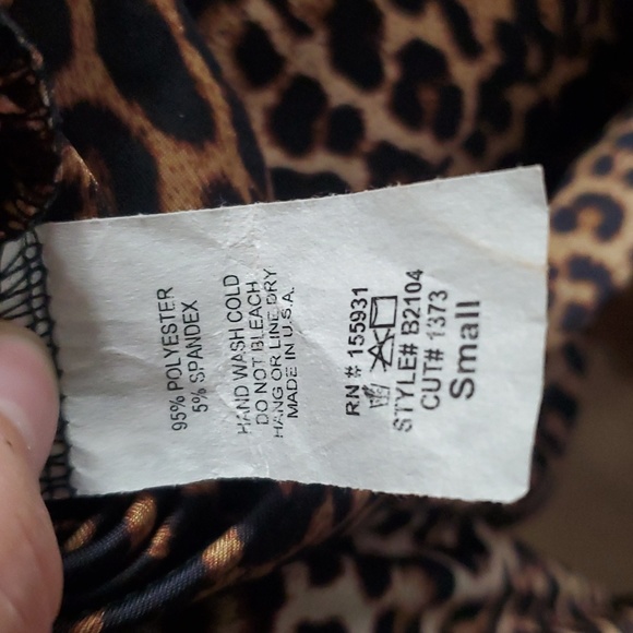 Animal Print Bodysuit - Picture 4 of 4